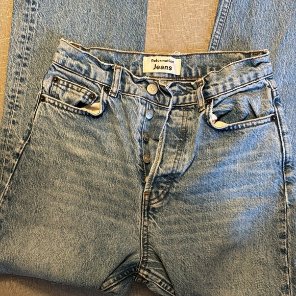 Reformation jeans Colorado Wash Size 24 - Picture 2 of 3